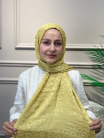 Leopar Desen Şal (Altın Gold)