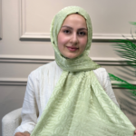 Halka Desen Şal (Açık Yeşil)