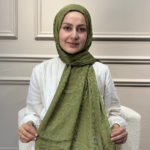 Leopar Desen Şal (Yeşil)