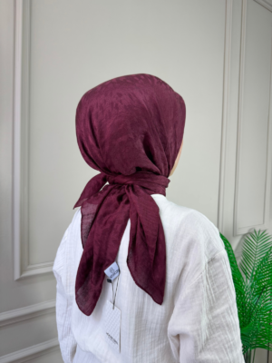 Bambi Desen Eşarp (Bordo)
