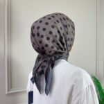 Puantiye Desen Eşarp (Haki)