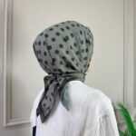 Puantiye Desen Eşarp (Yeşil)