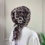 Leopar Desen Eşarp